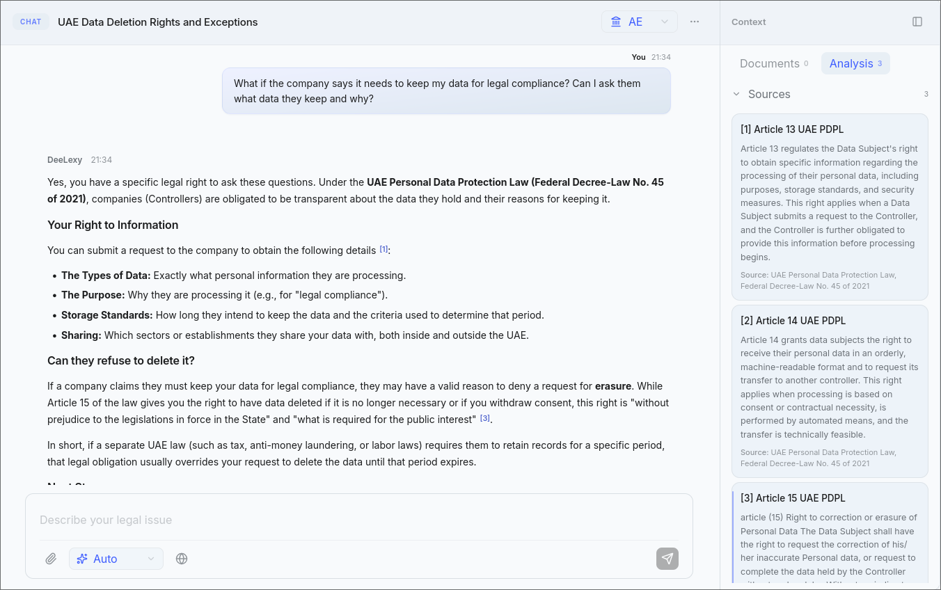 DeeLexy workspace preview